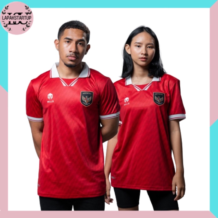 Jersey Timnas Indonesia Home Away 2022 Kaos Bola Timnas Indonesia - LS