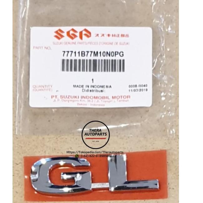 Jual Emblem Logo Gl Suzuki Ertiga All New Swift Original Sgp Shopee Indonesia