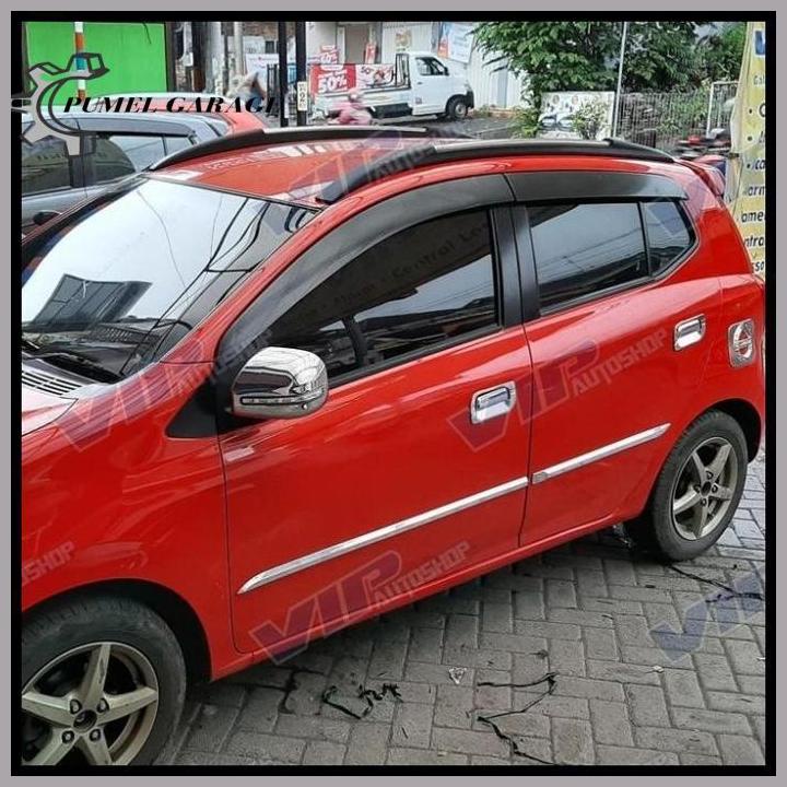 Agya Ayla Sporty Roof Rail Slim Variasi Atap Mobil Tempel Original