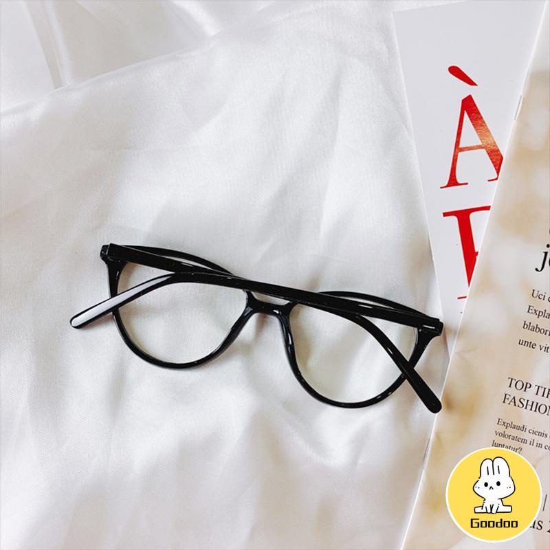 【Ready Stock】Kacamata Hitam UV400 Bingkai Struktur Bahan Plastik Ringan Glasses Untuk Travel Aksesoris Wanita -Doo