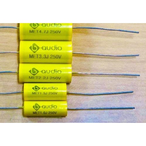 B-Audio MET 22uf/250 v - Kapasitor Capasitor Elco non polar