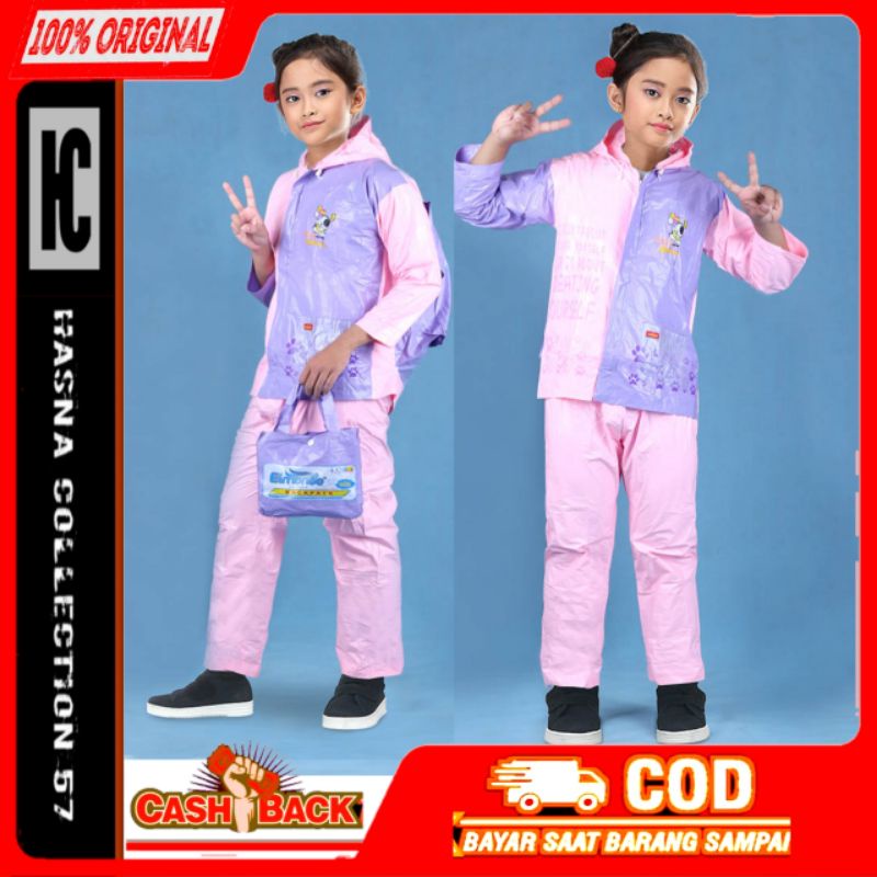 Jas Hujan Anak 6 - 10 Tahun Setelan Jas Hujan / Ujan