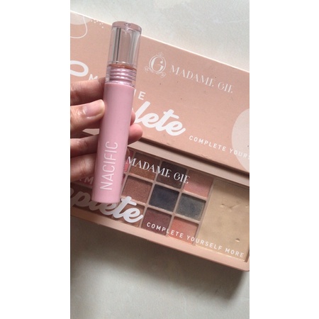 preloved make up liptint nacific & eyeshadow madame gie