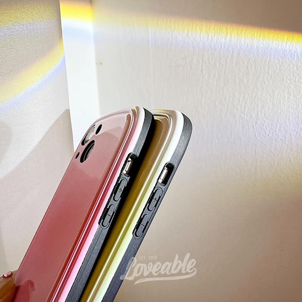 Rainbow flat gradient case iphone for 13 pro max