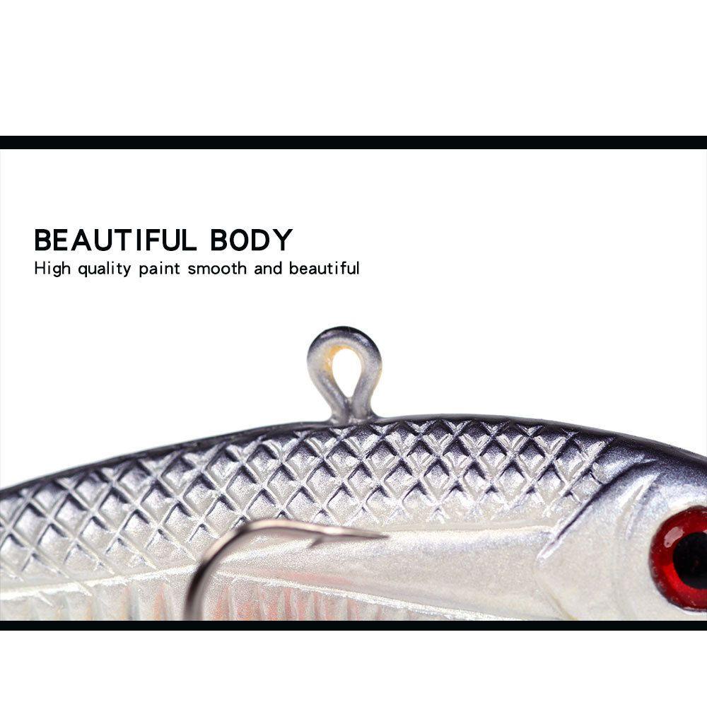 Top Ice Pemikat Pancing Hot Jigging Balancer Walleye Hook