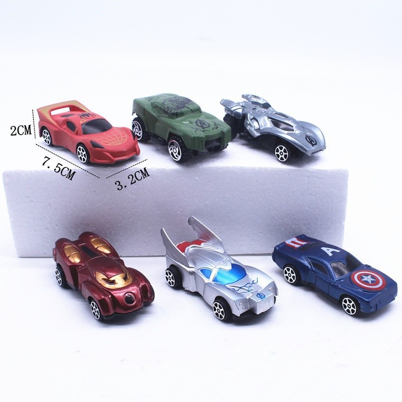 CCH01-M Cake Topper Mobil Avengers Hero Batman Decor Kue Ultah Anak