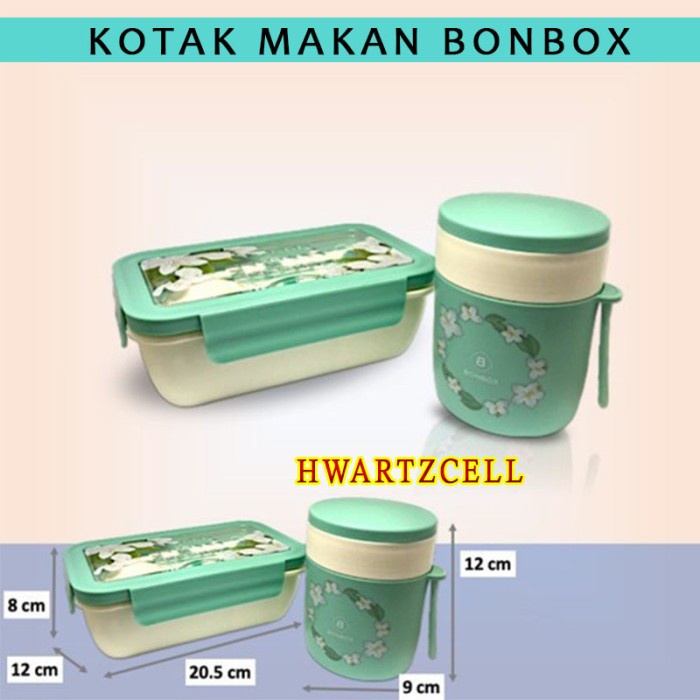 Bonbox BTW20 BTW30 Kotak Makan Lunch Box Cangkir Sup Microwaveable