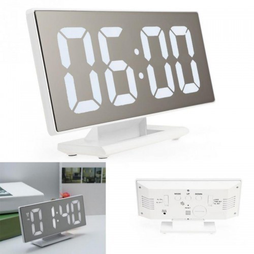 Jam Mirror Meja Digital Led Weker / Digital Alarm Clock