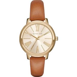 Jam Tangan MK Wanita MK2521 MK 2521 Hartman Brown Leather Strap Original