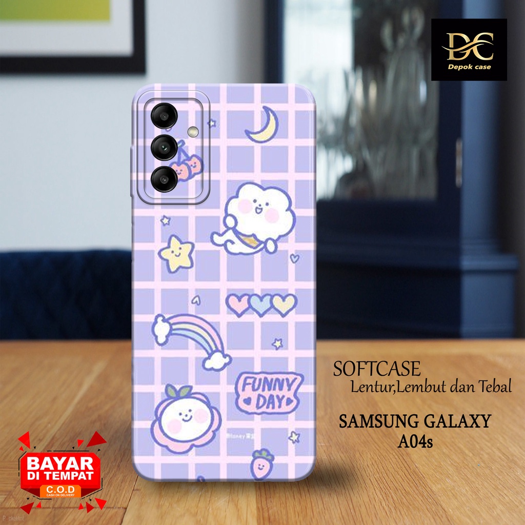 Case Samsung A04s Terbaru - Fashion Case KARTUN - Casing Hp Samsung Galaxy A04s Terbaru - Softcase H
