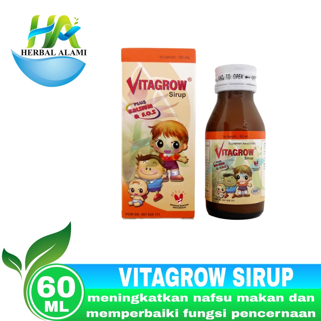 Vitagrow Sirup - Vitamin Menambah Nafsu Makan