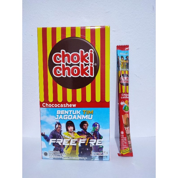 CHOKI CHOKI CHOCO CASHEW 20x9gr CHOKI STIX 12x24gr