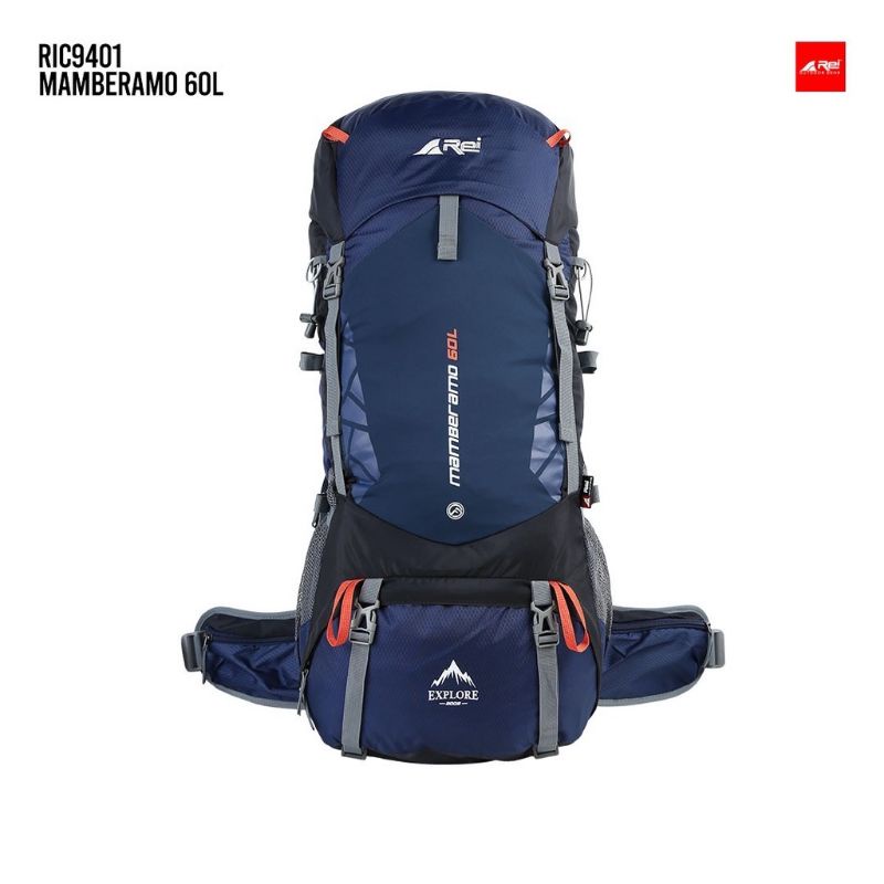 Tas Gunung Carrier Arei Mamberamo 60L + Raincover / Rei Mamberamo 60L - CARRIER AREI 60L
