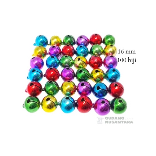 [ 100 biji ] Lonceng 16 mm / 1.6 cm / kerincingan / lonceng bell kecil