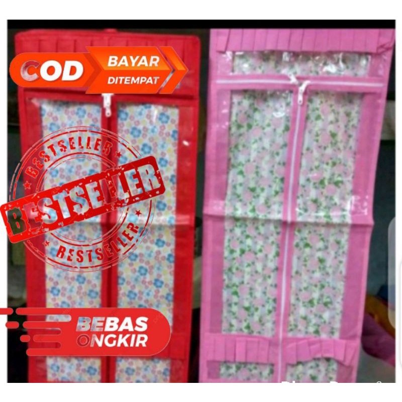 Rak jilbab motif bunga jumbo