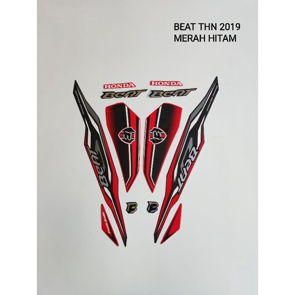 STRIPING ORI HONDA BEAT TH 2019