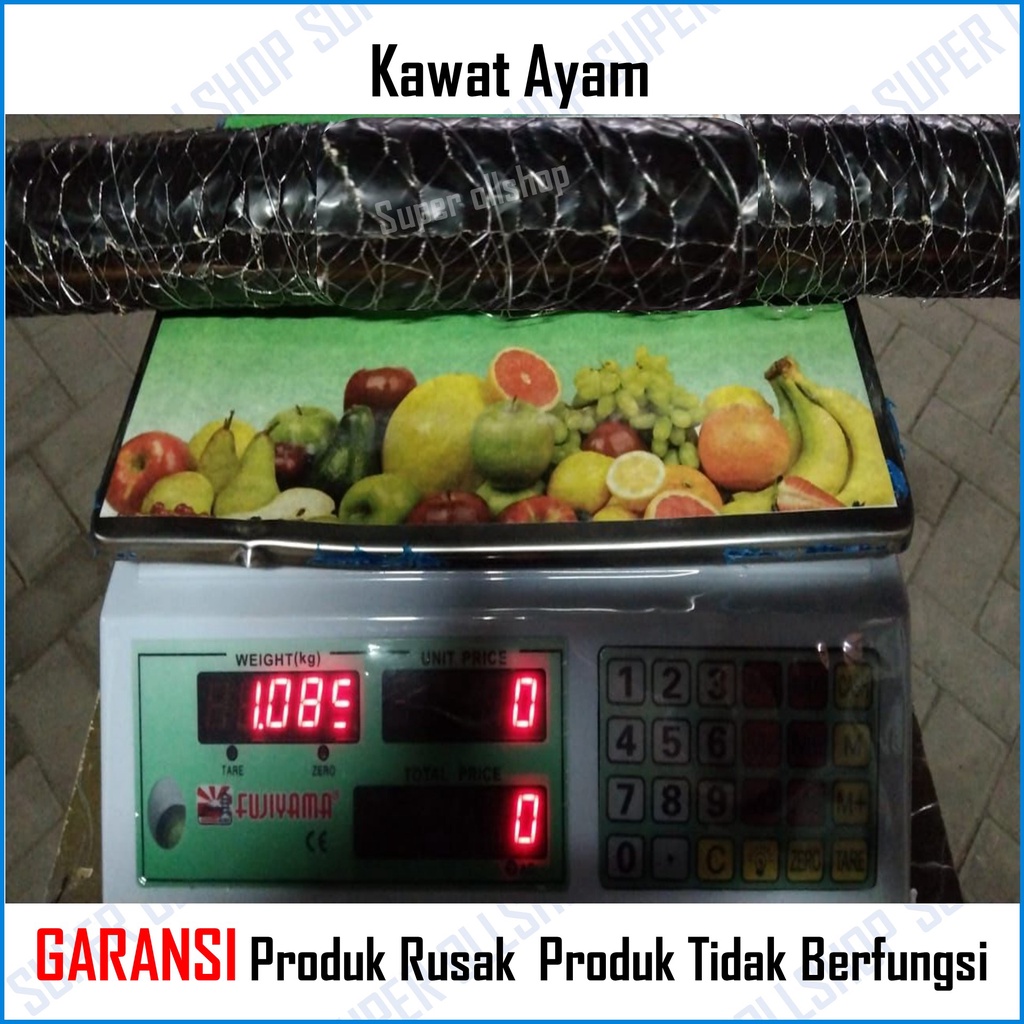 Kawat Ayam 1/2&quot; Inch Kawat Loket Cor Galvanis 7 M Harga 1 Roll Termurah