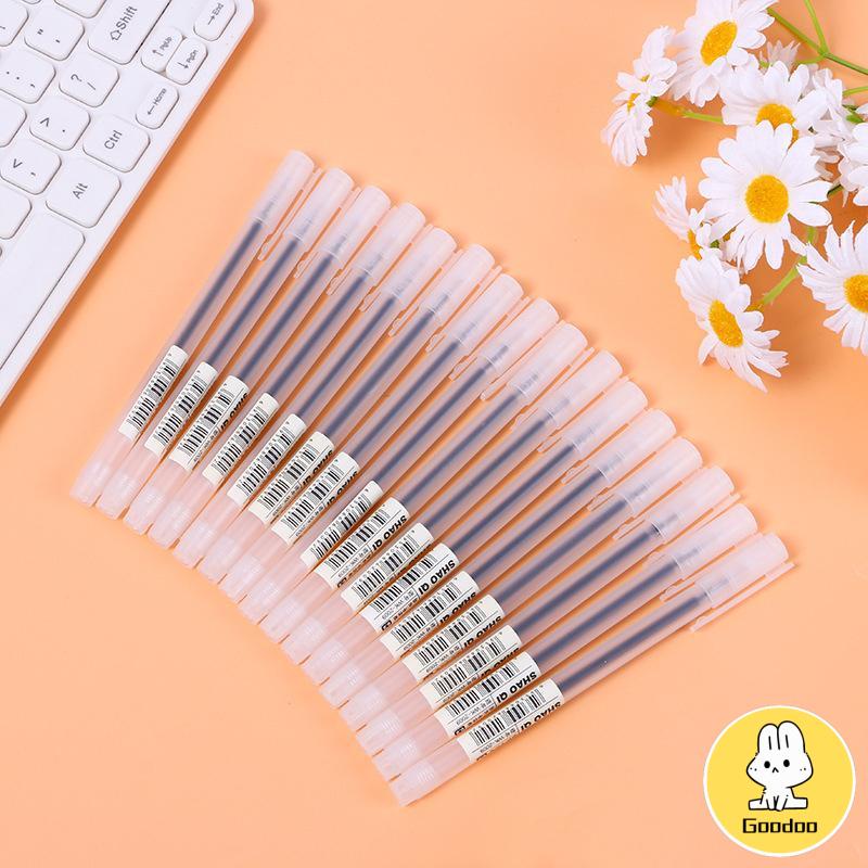 

Scrub Tabung Jarum Penuh 0.5mm Kantor Alat Tulis Siswa Pena Tanda Tangan Pena Karbon Isi Ulang -Doo