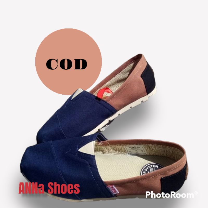 Murah Slip On Wk Pria Dan Wanita nevi moca