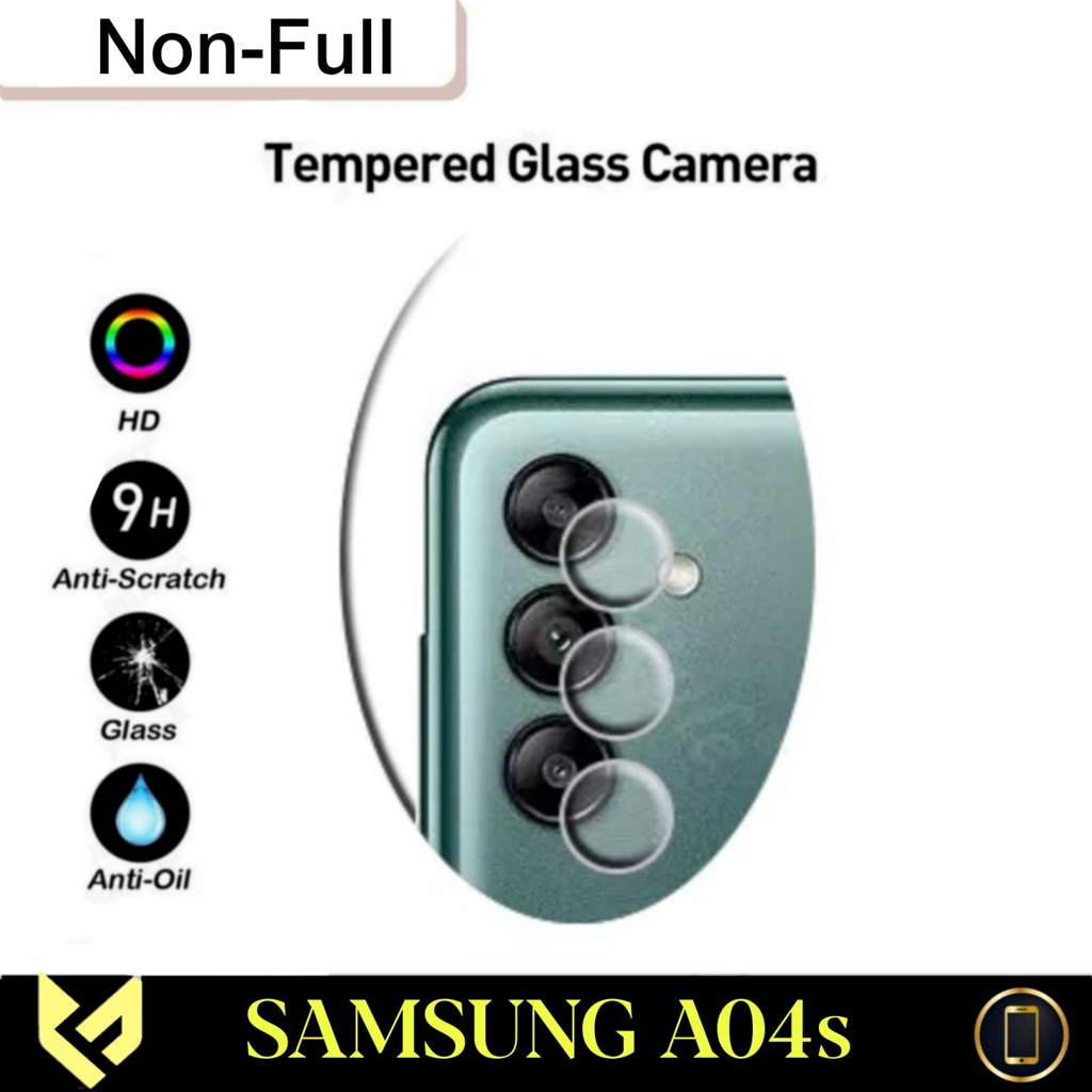 Promo Tempered Glass Camera Samsung A04s Anti gores kaca pengaman Lensa camera handphone - Fids Store