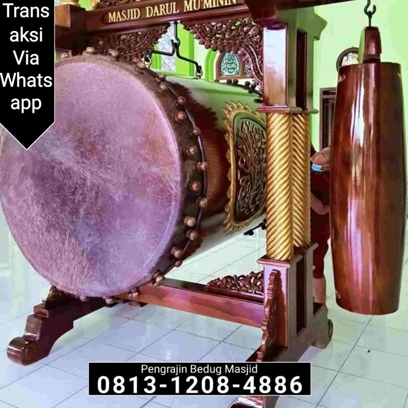 ( Bayar Setelah Bedug Sampai Di Lokasi Anda ) Bedug Masjid Besar Beduk Masjid Kayu Jati Kulit Sapi K