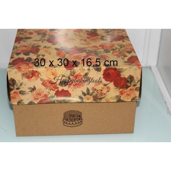 

Box cake wilton 30cm, dus kue wilton 30cm