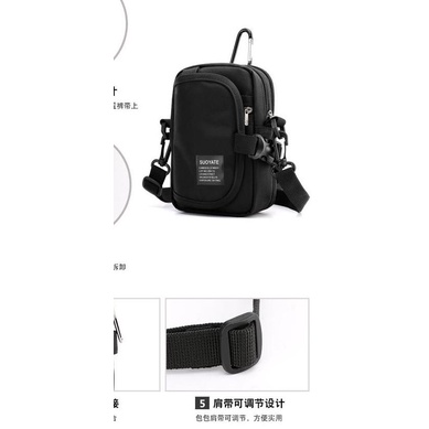 Tas Selempang Hp Multifungsi Waistbag Tas Pria Pinggang Suoyate NJ84 - Hijau