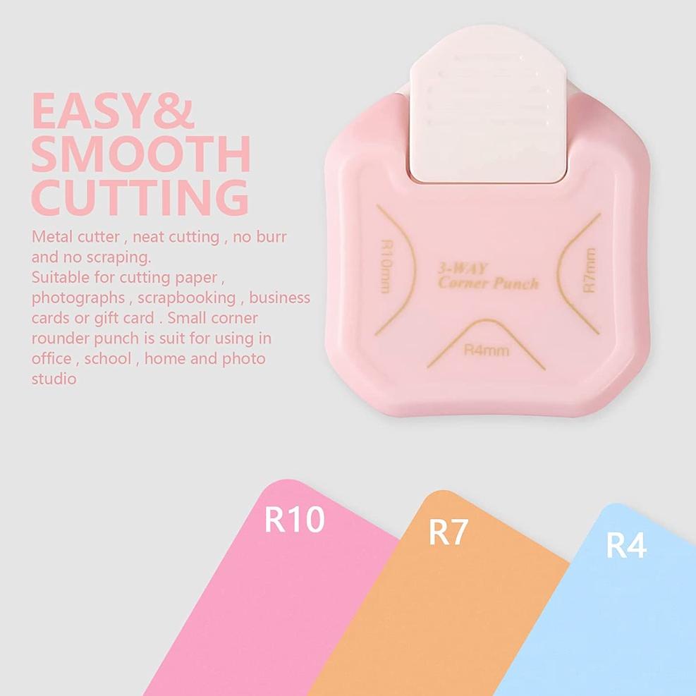 

[PRODUK EW80Q] Alat Pemotong Sudut Kertas Bulat 3 in 1 R4 R7 R10 KW TRIO Corner Punch Corner Rounder Pemotong Ujung Kertas S90