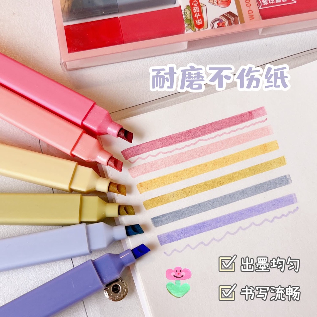 Stabilo Spidol Marker 2 in 1 Liner Highlighter Spidol Set Aesthetic Perlengkapan Belajar Highlight Buku Catatan Sekolah Kuliah Kantor Multicolor Hadiah Souvenir