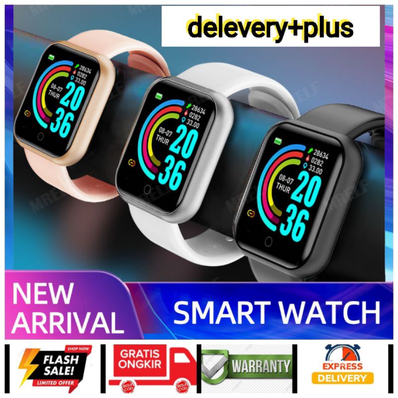 Smart Watch D20 atau Smart Band Y68 Jam Cerdas Original