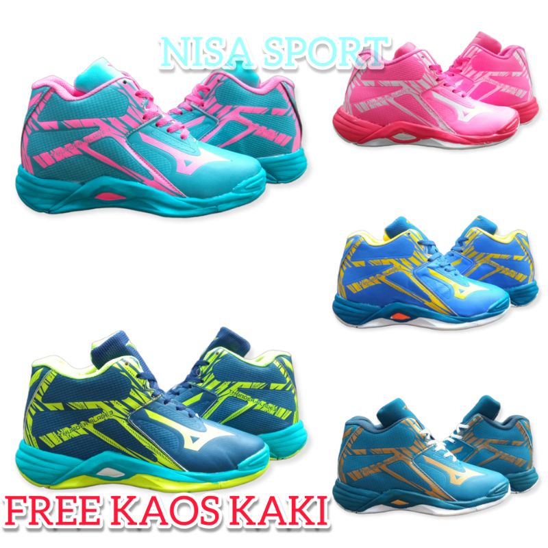 Sepatu Voli Mizuno Thunder Blade 3 Wanita Sepatu Volly Wanita Mizuno Thunder blade Sepatu Mizuno Thu