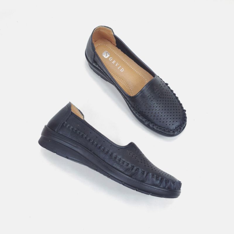 Norvid Flat Shoes SlipOn Women Busines N262811