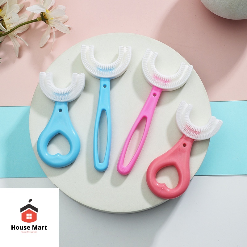 Sikat Gigi Anak Silicon Children Toothbrush Model U