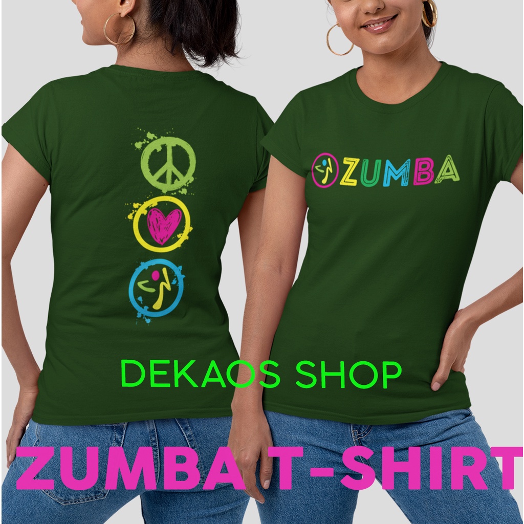 BAJU SENAM ZUMBA WANITA TERBARU / KAOS ZUMBA WANITA / BAJU SENAM JUMBO / BAJU OLAHRAGA WANITA / DEKA