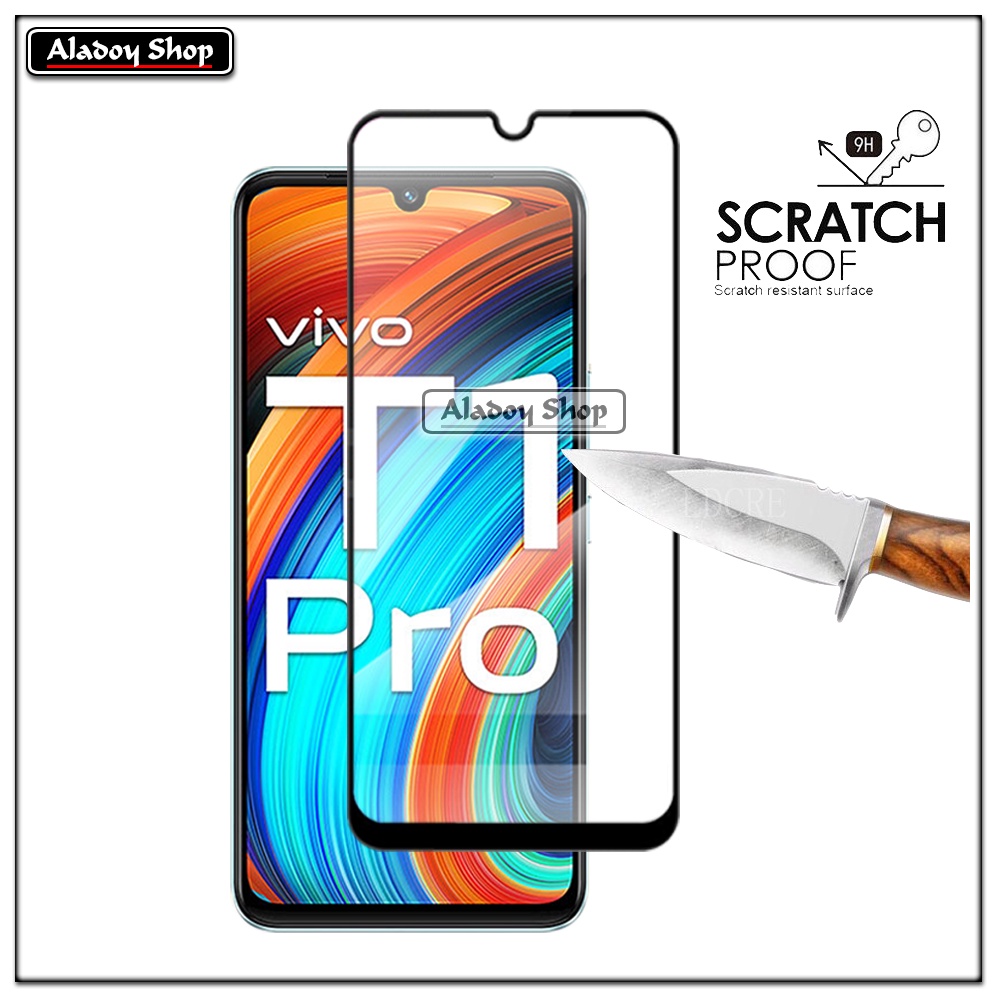 PAKET Tempered Glass Layar Vivo T1 Pro Free Tempered Glass Camera