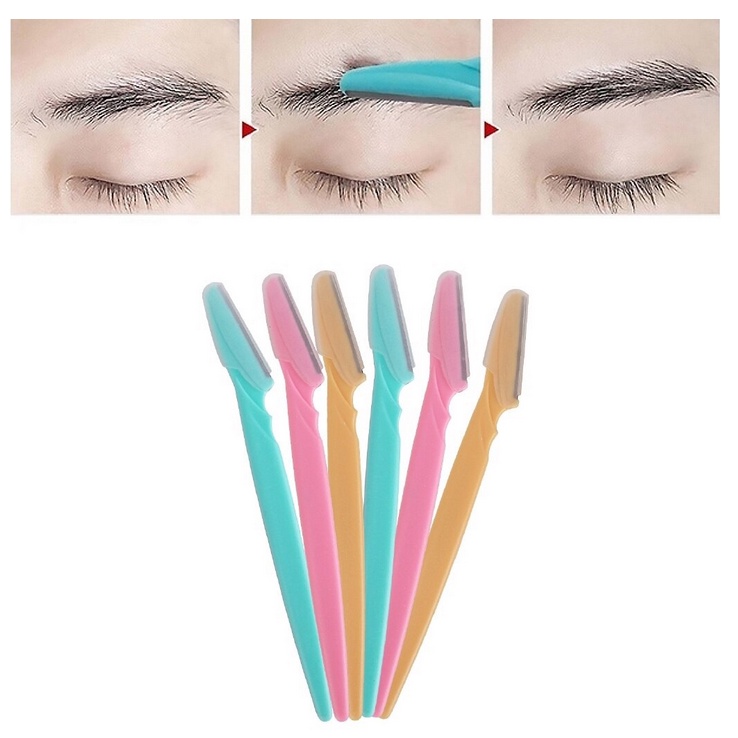 A222 PISAU CUKUR ALIS alat penghilang bulu rambut kecantikan perawatan shaving cukur grooming waxing pria wanita cewe cowo cewek cowok murah warna warni make up bulu mata mua termurah plastik stainless wajah ketiak ketek underarm tangan kaki lengan