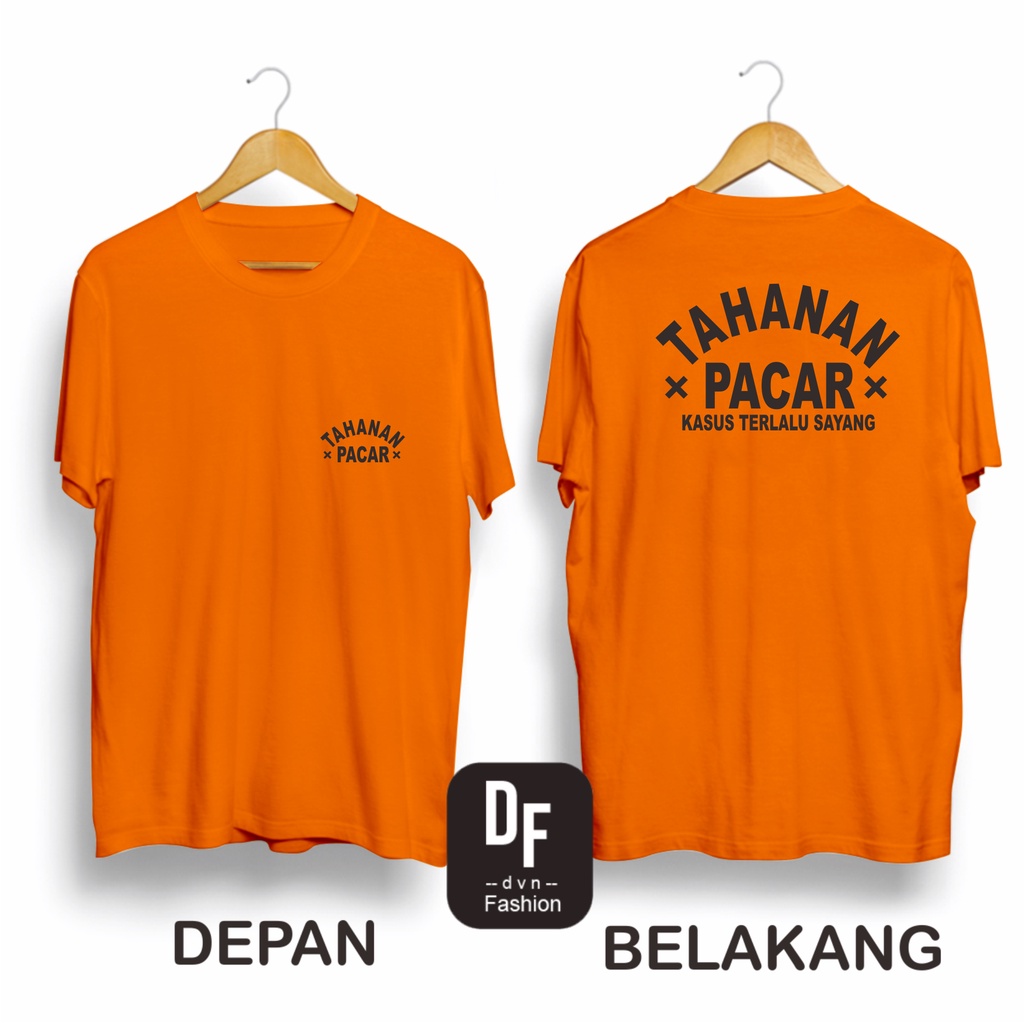 COD Kaos Distro Pria Wanita TAHANAN PACAR Kaos Tulisan Lucu / Baju Oblong / Katun / Kaos Distro Orig