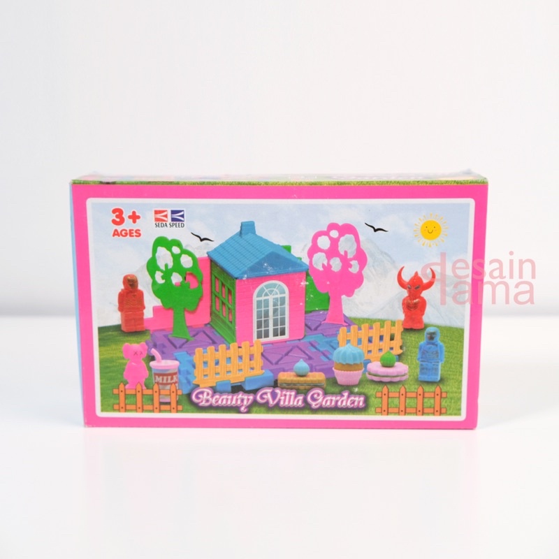 Puzzle rumah mainan anak puzzle rumah BL 3838