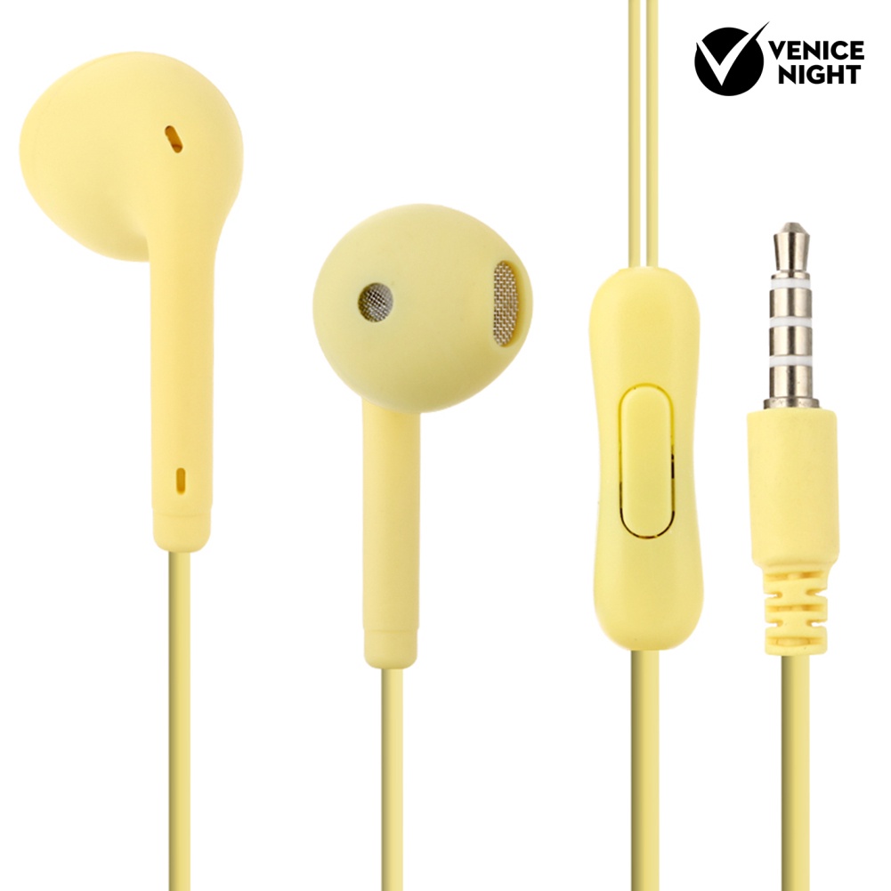 (VNEP) (Berkabel) U88 Headset Earphone Stereo Universal Warna Macaron Dengan Jack 3.5mm Untuk Handphone / PC