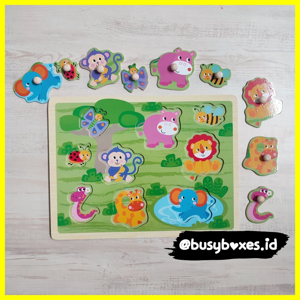 [busyboxes.id] Mainan Edukasi  Kayu Mencocokan alat transportasi kendaraan  Puzzle Kayu Puzzle Knob Wooden Toys Mainan Kayu kendaraan vol2