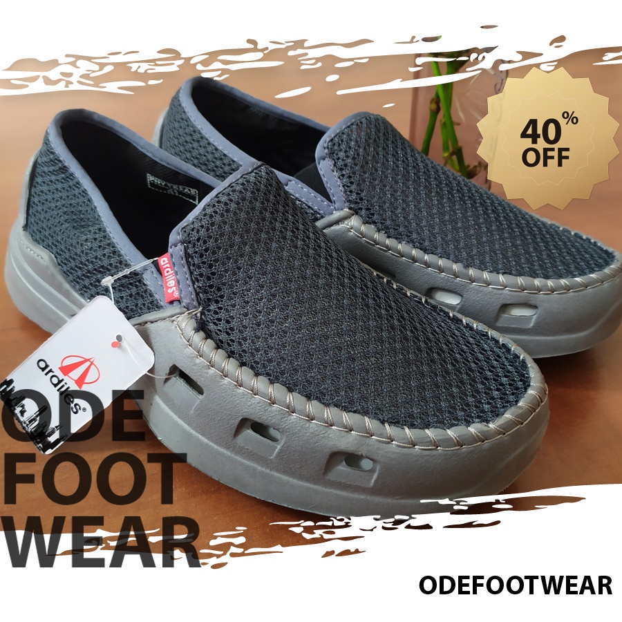 Ardiles sepatu pria slip on model Sarbini nyaman dipakai