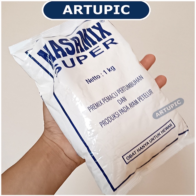 Masamix Super 1 Kg Premix Vitamin Ayam Petelur Multivitamin Asam amino Mineral Meningkatkan Produksi Telur Memperbaiki Ransum Konversi Pakan