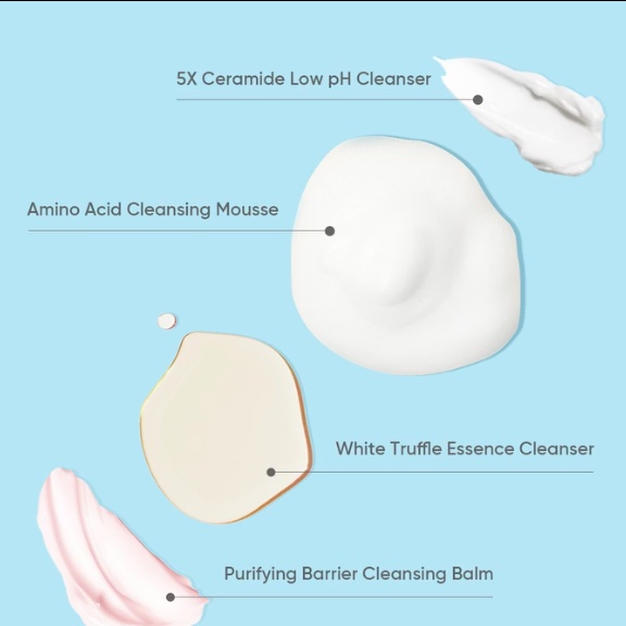 SKINTIFIC Cleanser Series - 5x Ceramide Cleanser | Cleansing Mousse / Balm | White Truffle Cleanser