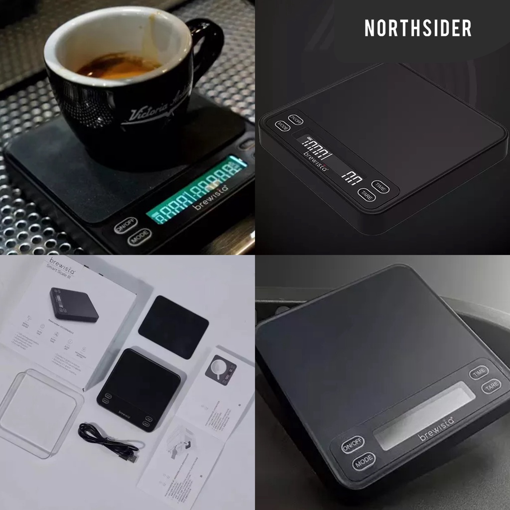 BREWISTA SMART SCALE 3 SCALE TIMER - TIMBANGAN KOPI COFFEE SCALE