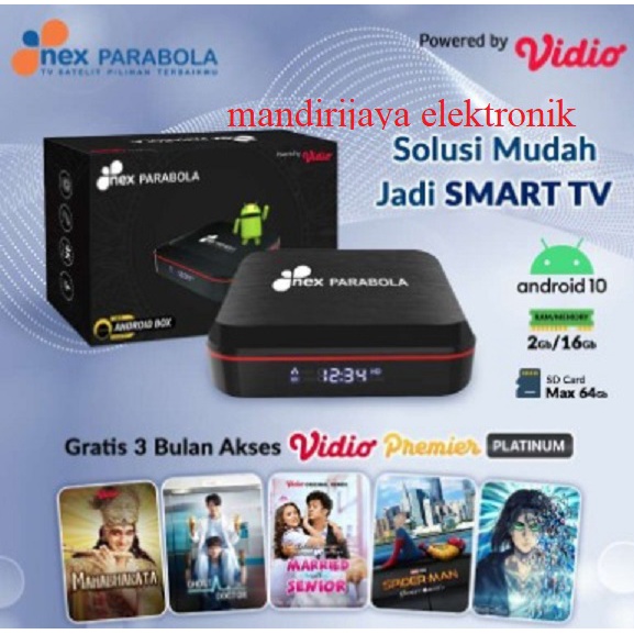 Android Box Nex Video TV Biasa Jadi SMART TV