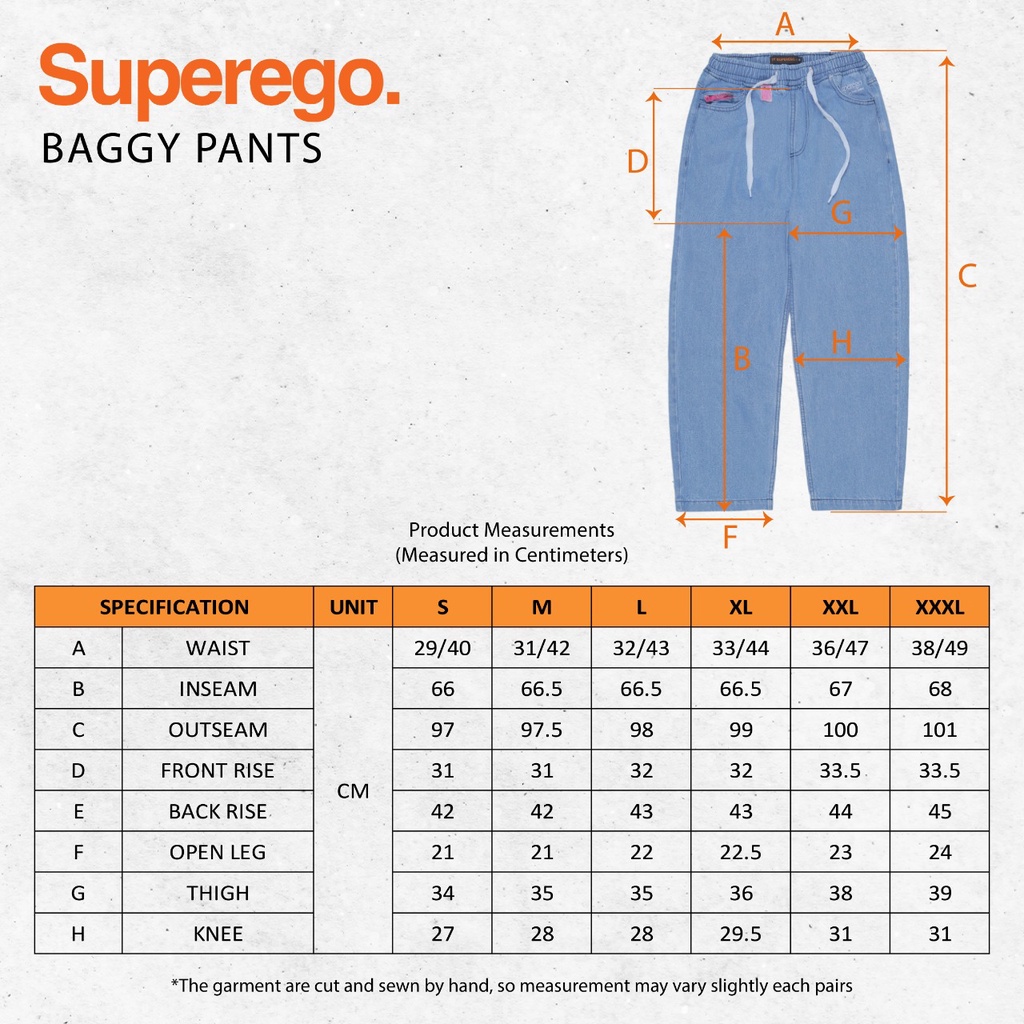 Superego Baggy Pants by Isser James Light Blue BIJ01