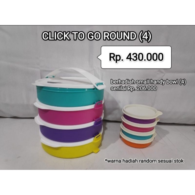 Click to go round + free small handy bowl
