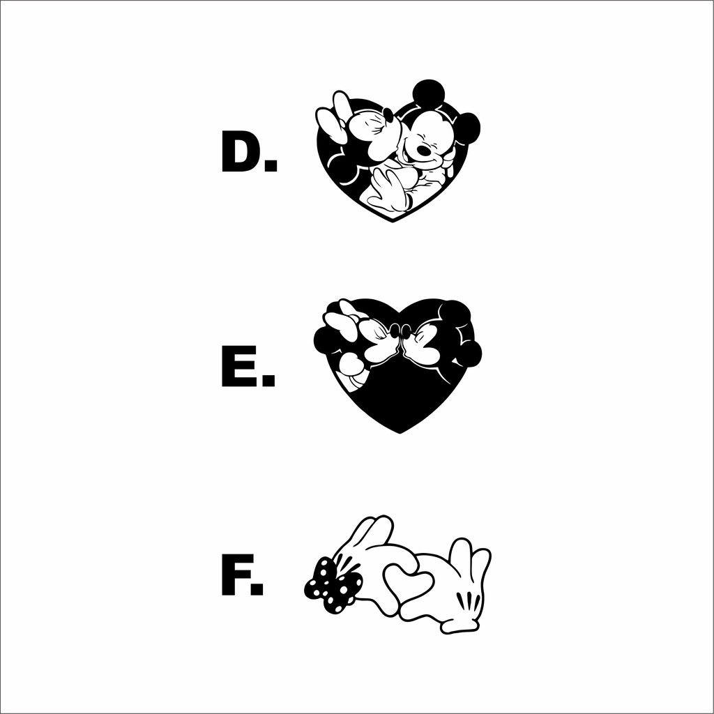 Sticker Cutting Walt Disney