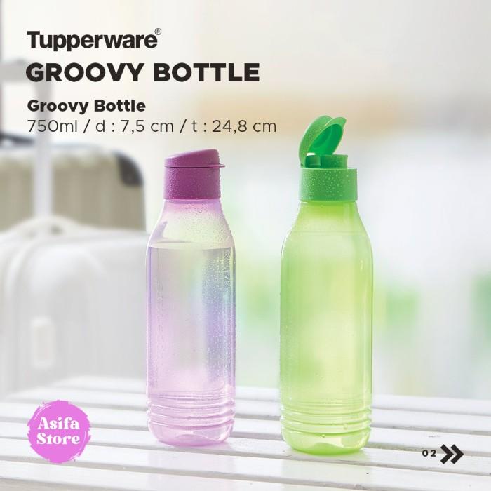 YS884 Tupperware Groovy Bottle 750ml - Botol Minum Lucu Unik Viral Kekinian Baru