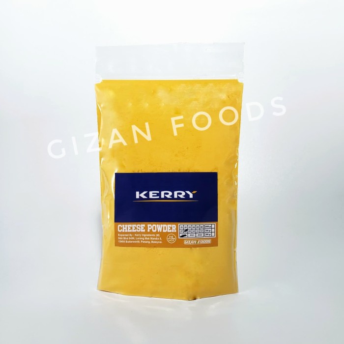 

CHEESE POWDER/KEJU BUBUK IMPOR MERK KERRY 1 KG. SAUS ALA RICHEESE